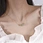 trendy sterling silver necklace
