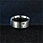 stainless steel letter ring