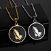 Fashion custom silver gold jewelri stainless steel prayer hand pendant