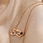 love bird pendant necklace