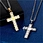 stainless steel pendant cross