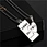 heart necklace pendant stainless steel