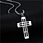 stainless steel cross pendant