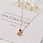 18k rose gold chain