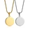 gold stainless steel engraved