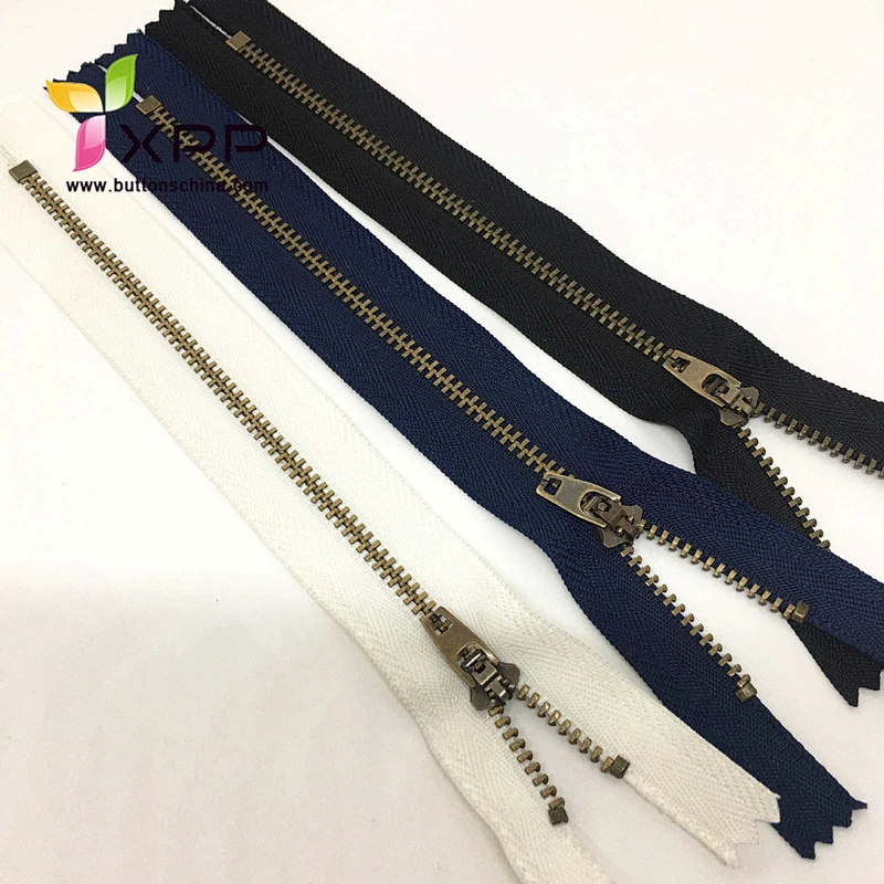 anti-nickle close end zipper with YG slider