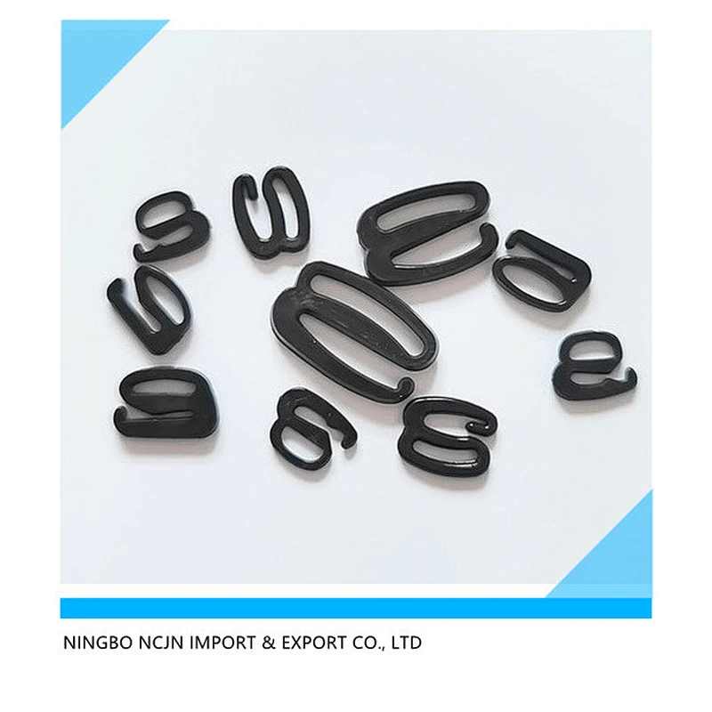 clear plastic bra adjust buckle nylon coated bra slider bra ring and slider