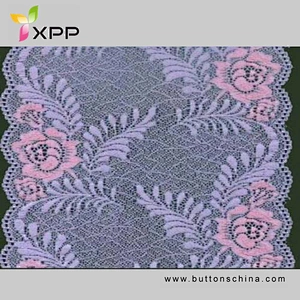 BIG WITDH 100%NYLON NO PRESSER LACE MULITI COLOR BIG WITDH 100%NYLON NO PRESSER LACE MULITI COLOR pink yellow  water thread  lace Black cotton water flower lace handmade cotton thread lace style polyester no elastic lace lace fabric black and white