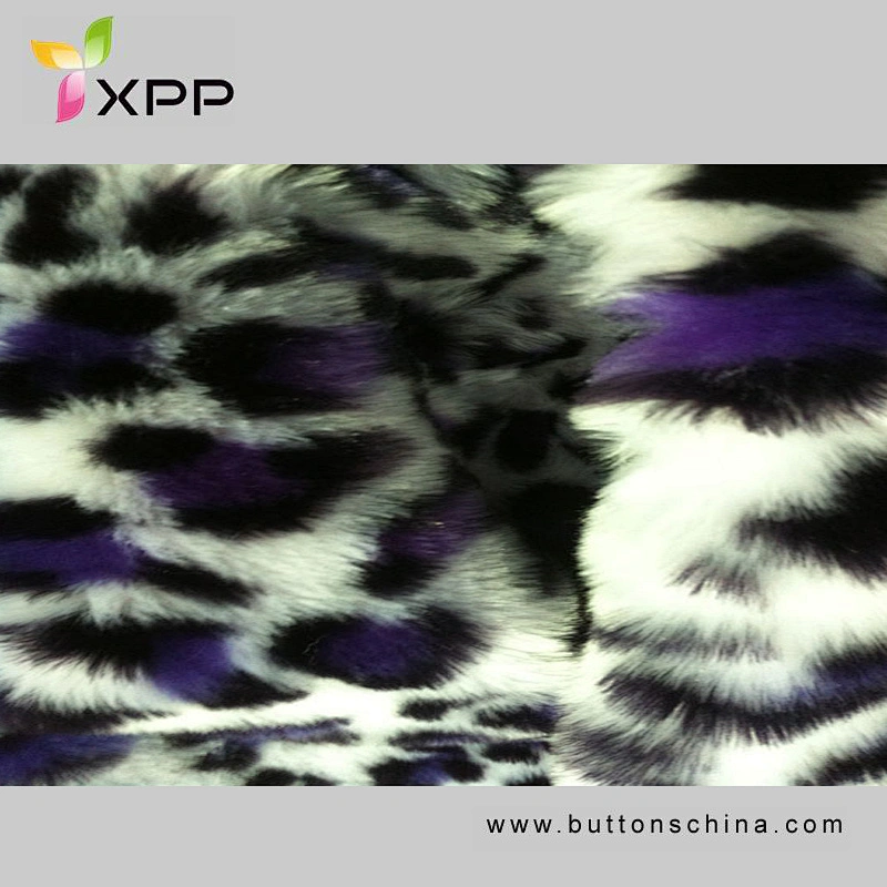 Print leopard High Quality Wholesale Stock Lot Jacquard Faux Fur Fabric Fake Fur fake sherpa fleece fabric sherpa fleece bonding fabric fake fur with fabric