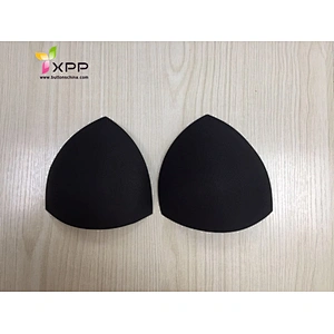 black color triangle pu foam bra cup
