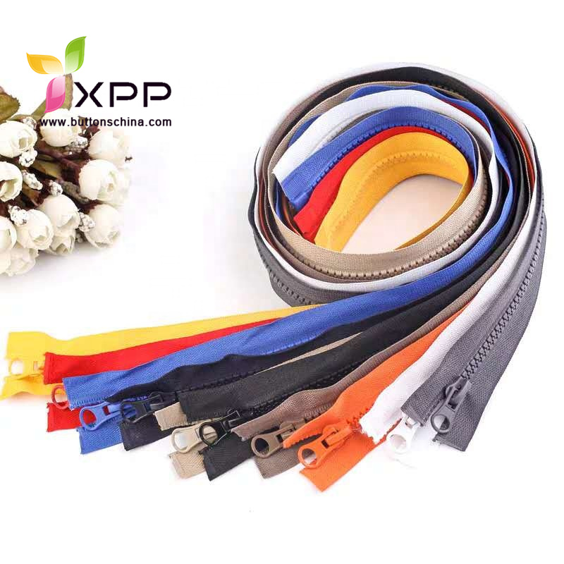 #5vislon zipper plastic zipper  open end zipper