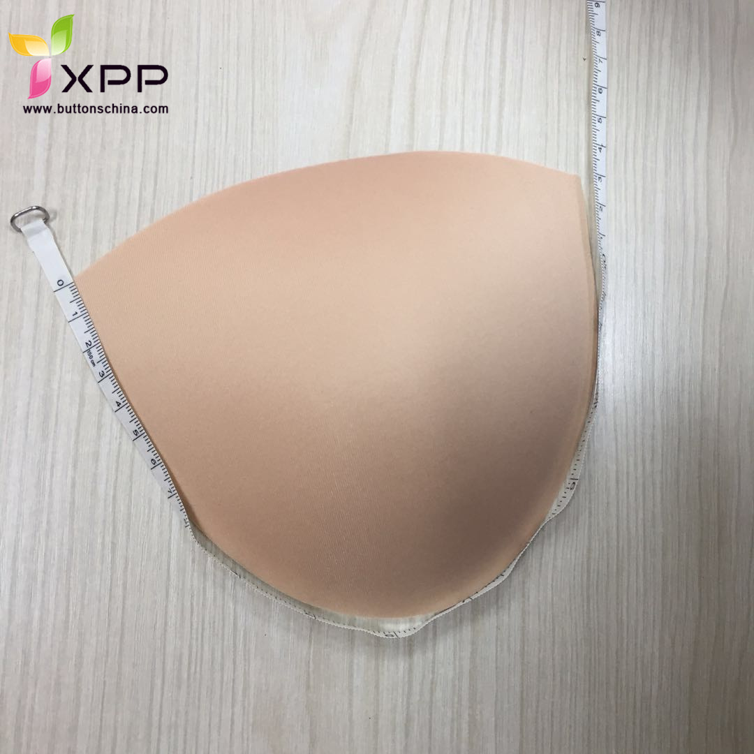 half PU foam bra cup measuring