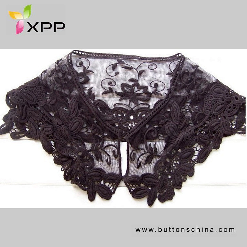 BALCK GLASS BEAD NET FABRIC COLLAR LACE lace collar flower lace voile lace collar organza lace collar sequin bead bead net glass bead lace collar embroidery net lace fabric