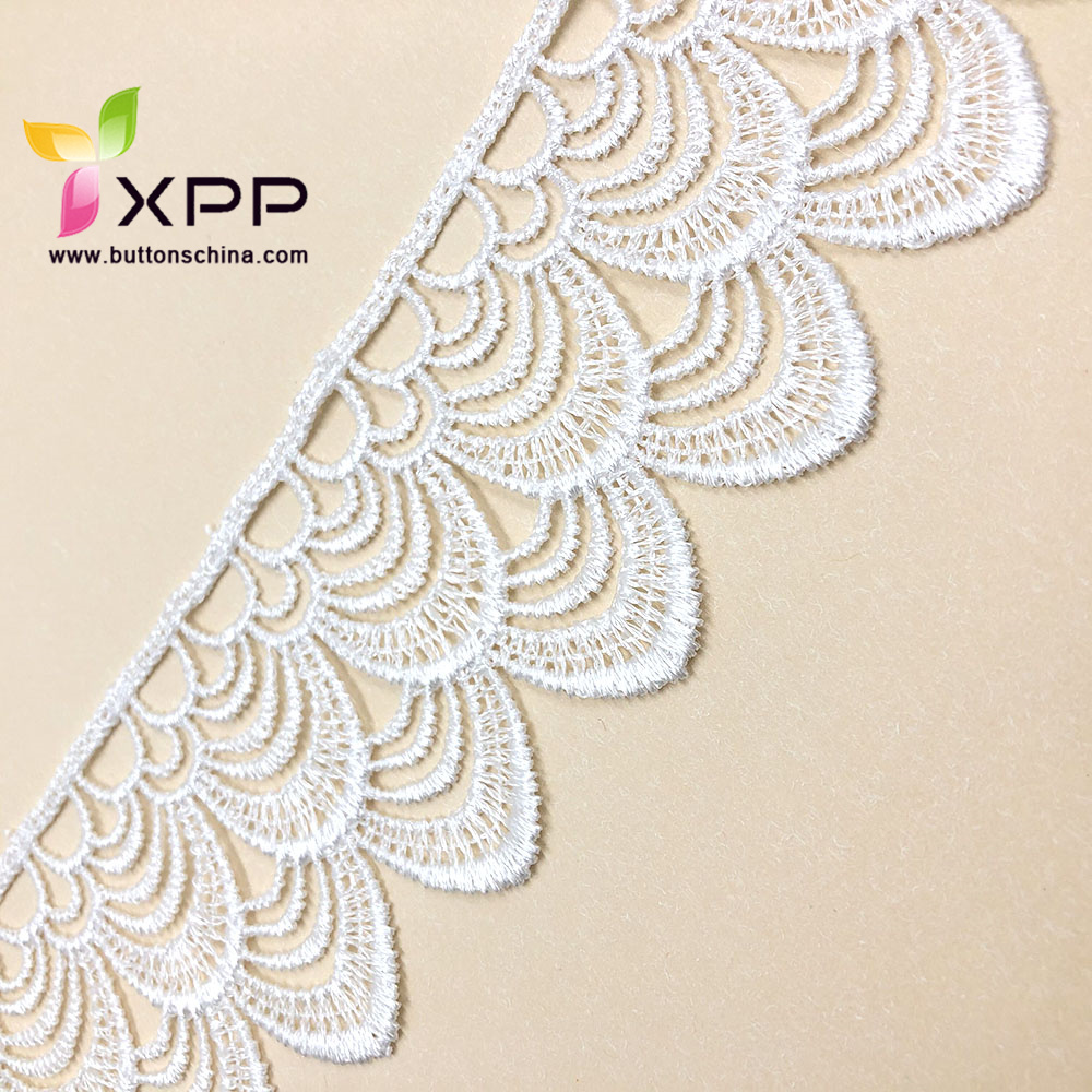 5CM 100% COTTON THREAD WATER KING LACE Black cotton water flower lace handmade cotton thread lace