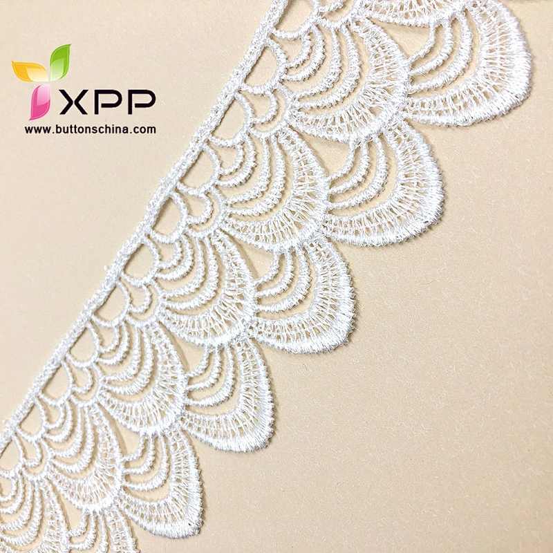 5CM 100% COTTON THREAD WATER KING LACE Black cotton water flower lace handmade cotton thread lace