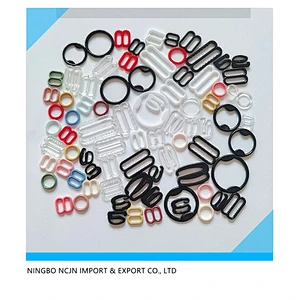 bra adjust buckle buckle  bra ring and slider nylon coated bra slider nylon coated slider