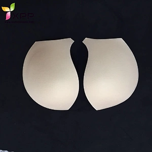 Wholesales Breathable and Wicking Cotton Bra Cup Shape Pad Sponge