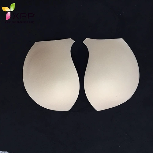 Wholesales Breathable and Wicking Cotton Bra Cup Shape Pad Sponge