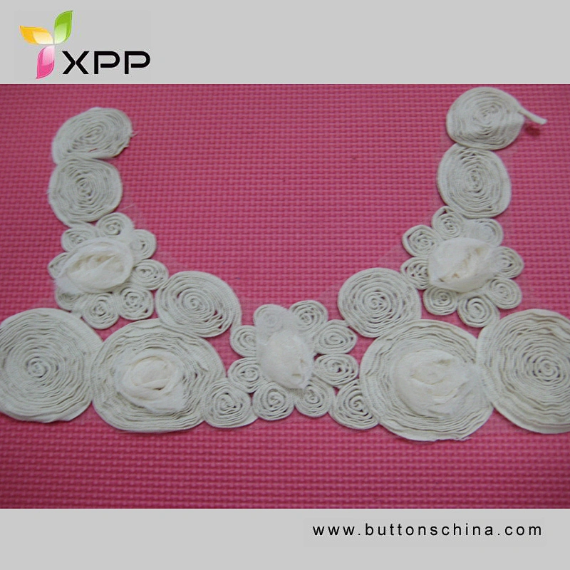 WHITE CHIFFON TAPE COLLAR LACE lace collar lace white collar tape rose chiffon lace collar chiffon collar