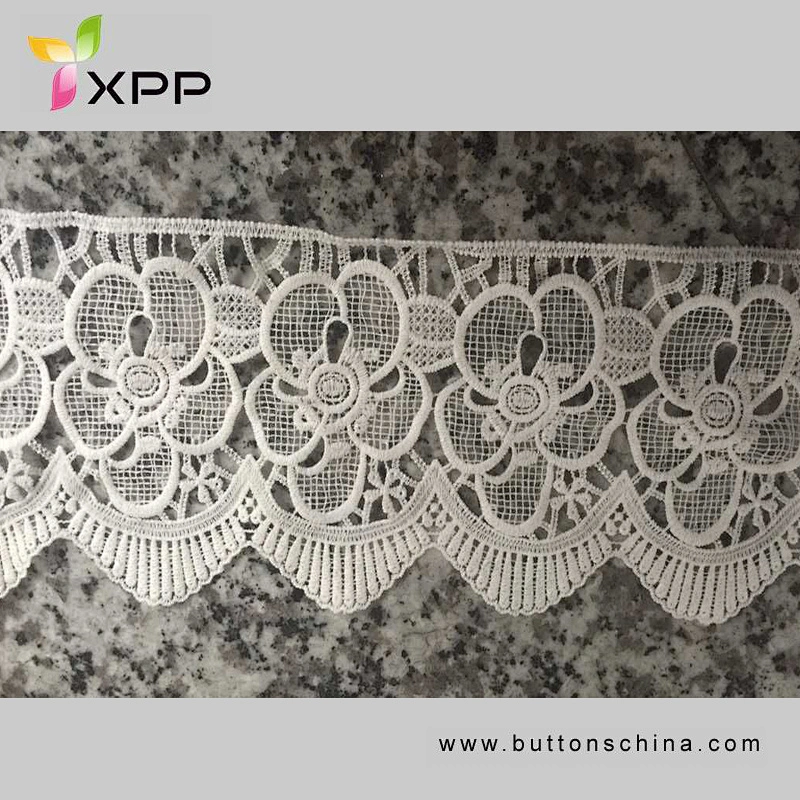 EMBROIDERY WATER LACE MANY COLOR 100% COTTON YARN Off white  water thread  lace Black cotton water flower lace silver lace fabric thread 150CM width lace