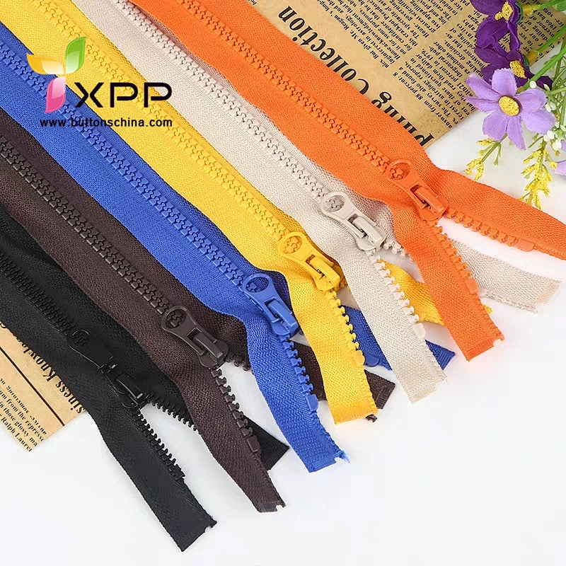 #5vislon zipper plastic zipper  open end zipper