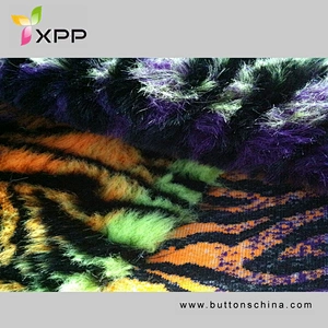 Print leopard High Quality Wholesale Stock Lot Jacquard Faux Fur Fabric Fake Fur fake sherpa fleece fabric sherpa fleece knitted fabric jacquard fake fur fabric wholesale faux fur fabric