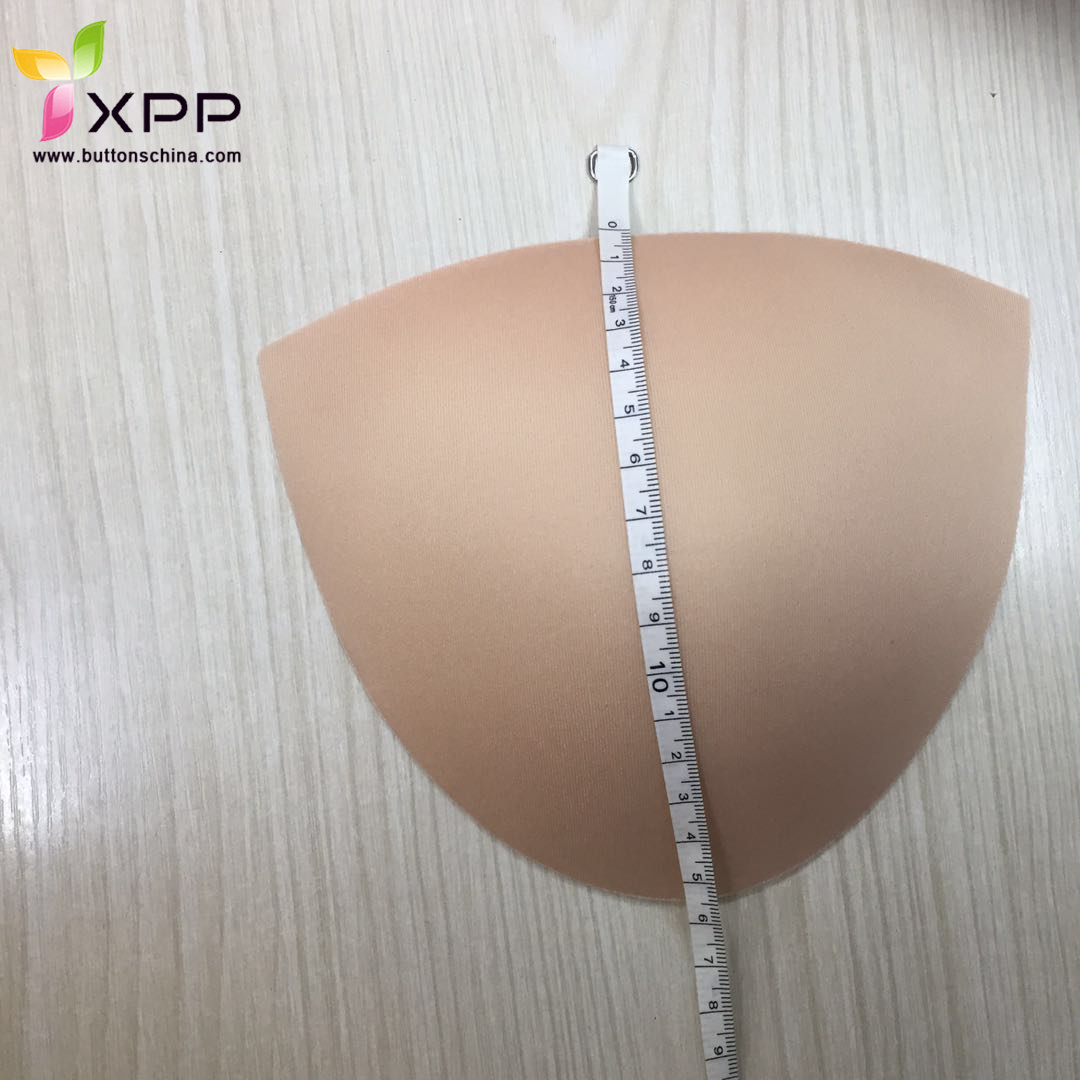 half PU foam bra cup measuring