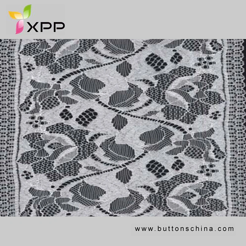 Off white  water thread  lace Black cotton water flower lace handmade cotton thread lace style polyester no elastic lace