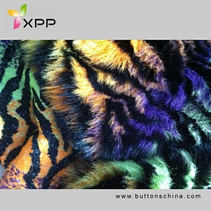 Print leopard High Quality Wholesale Stock Lot Jacquard Faux Fur Fabric Fake Fur fake sherpa fleece fabric sherpa fleece knitted fabric jacquard fake fur fabric wholesale faux fur fabric