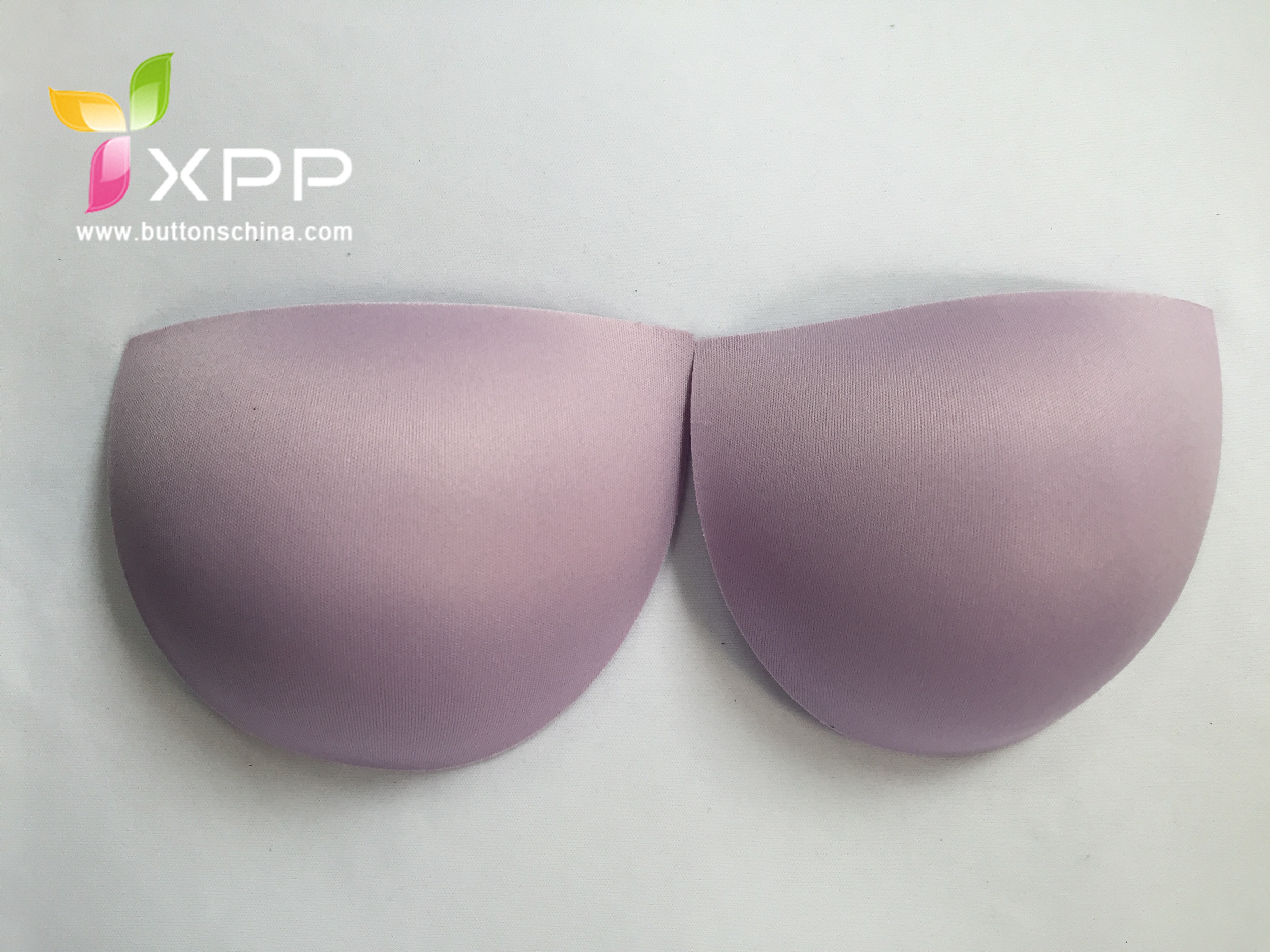 Half pu foam bra cup for Nike sports bra