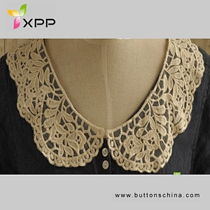 COTTON YARN EMB COLLAR LACE OFF WHITE collar neck lace lace collar lace lace collar flower lace voile lace collar organza lace collar