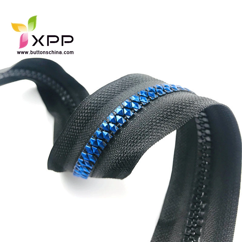 China manufactory visilon zipper two way open end  with autolock slider