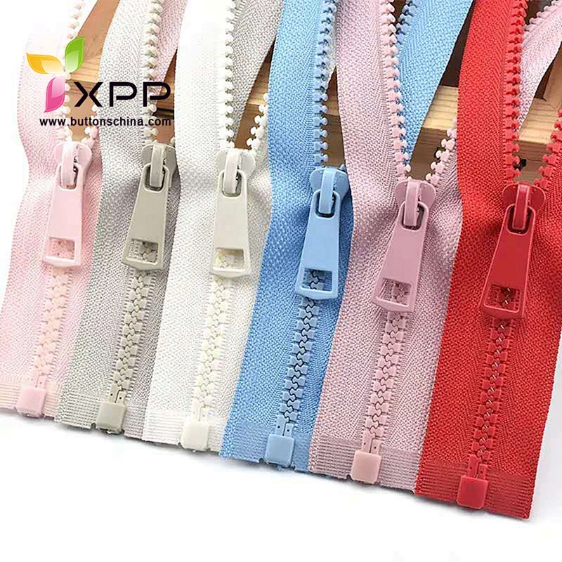 #5vislon zipper plastic zipper  open end zipper