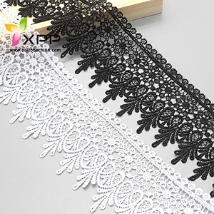 WATER FLOWER LACE 100% COTTON YARDS Off white  water thread  lace silver lace fabric thread handmade cotton thread lace