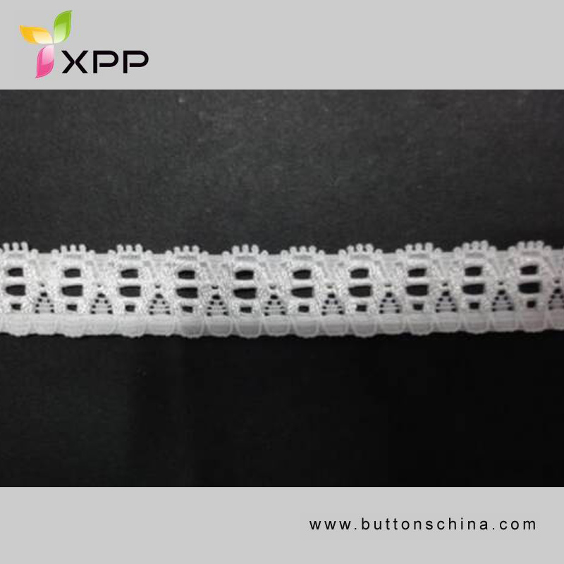 90%NYLON 10%SPANDEX PRESSER SMALLAR EALSTIC LACE WHITE DYING handmade cotton thread lace style cotton embroidery thread handcut voile lace white lace