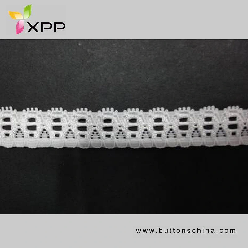 90%NYLON 10%SPANDEX PRESSER SMALLAR EALSTIC LACE WHITE DYING handmade cotton thread lace style cotton embroidery thread handcut voile lace white lace