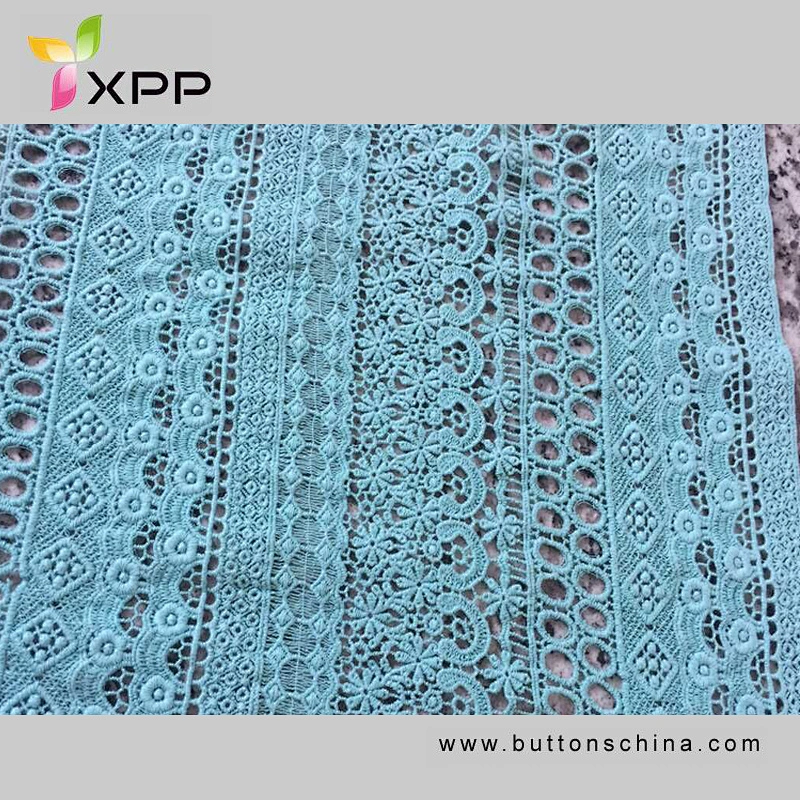 150CM EMBROIDERY WATER LACE MANY COLOR 100% COTTON YARN Off white  water thread  lace Black cotton water flower lace embroidery white cotton lace