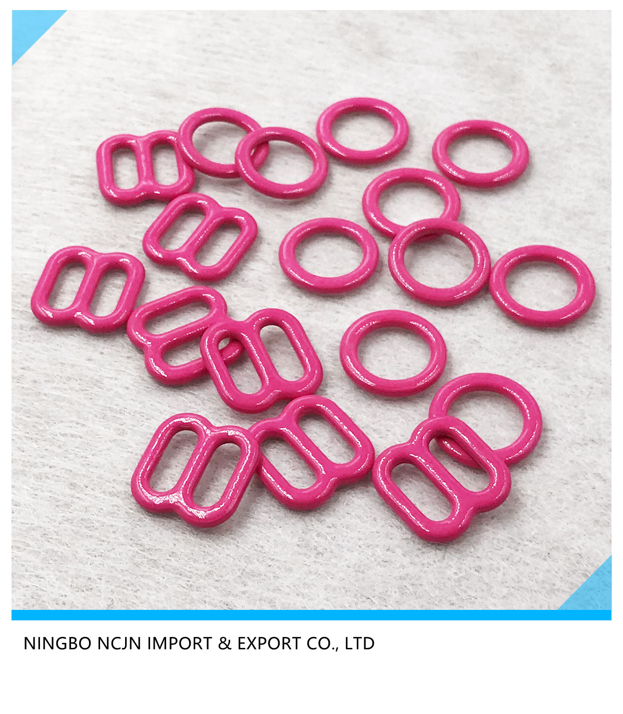 bra adjust buckle buckle  bra ring and slider nylon coated bra slider nylon coated slider