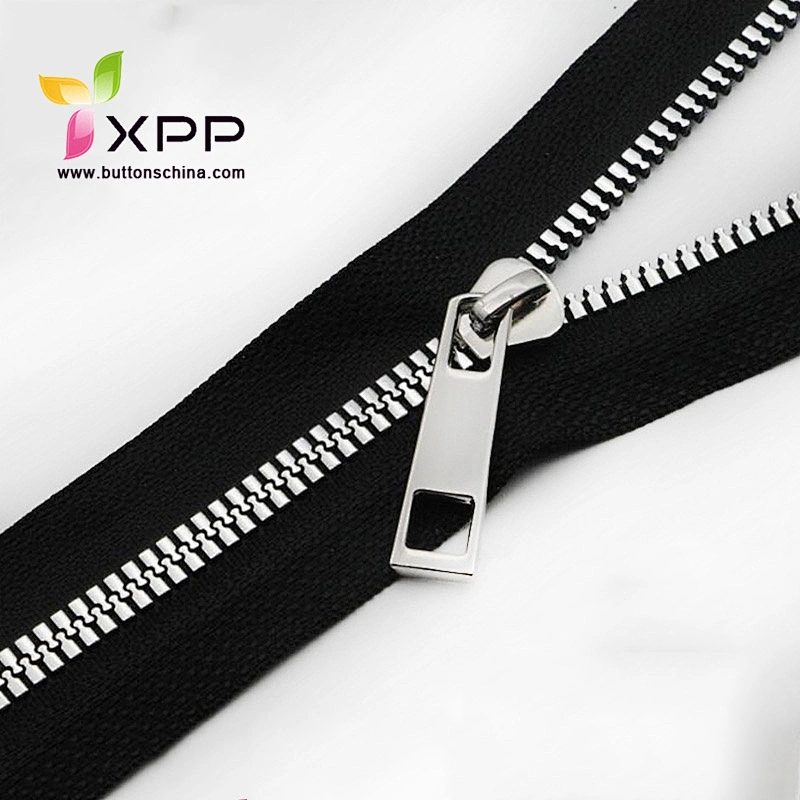 Metal zipper open end with fashion slider