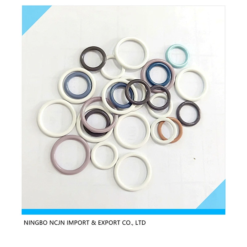 bra adjust buckle buckle  bra ring and slider nylon coated bra slider nylon coated slider