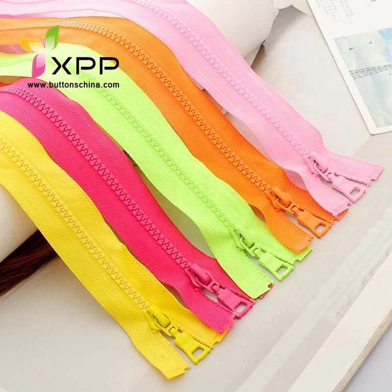 #5vislon zipper plastic zipper  open end zipper