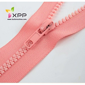 China manufactory visilon zipper two way open end  with autolock slider