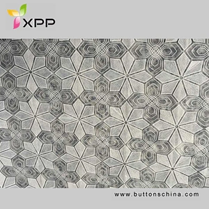 150CM EMBRROIDERY FLOWE FABRIC LACE 100% COTTON THREAD Black cotton water flower lace embroidery white cotton lace