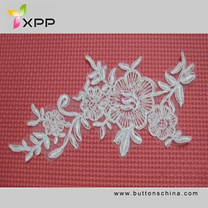 WHITE SEQUIE EMB FLOWER LACE PIECE lace collar lace neck lace rose chiffon lace collar white chiffon lace