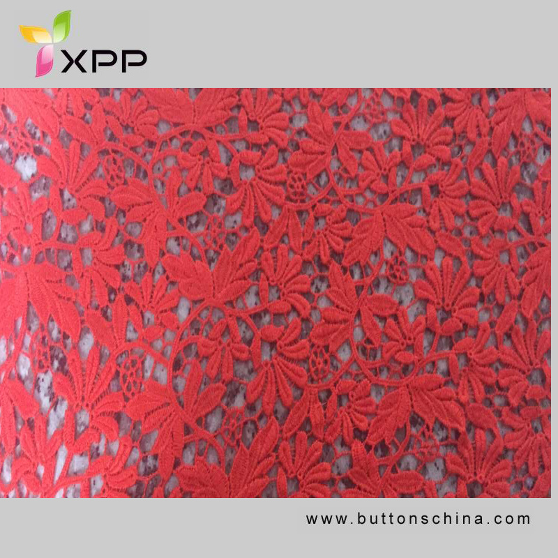 150CM EMBROIDERY FLOWER DYING LACE MANY COLOR 100% COTTON YARN Off white  water thread  lace Black cotton water flower lace silver lace fabric thread