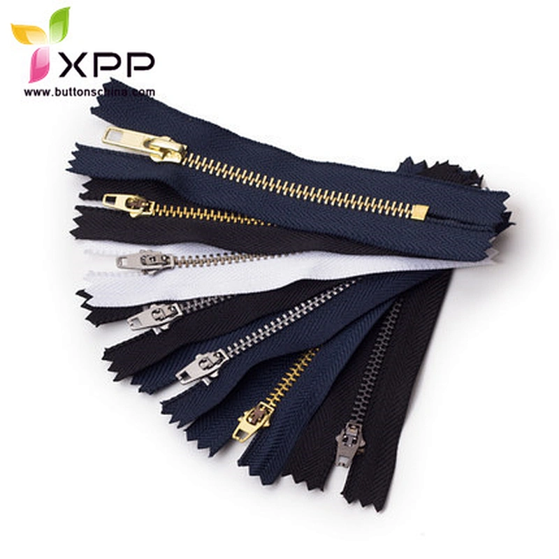 anti-nickle close end zipper with YG slider