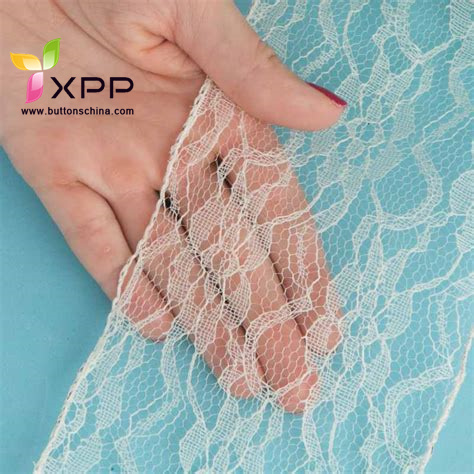 100%nylon no elastic lace