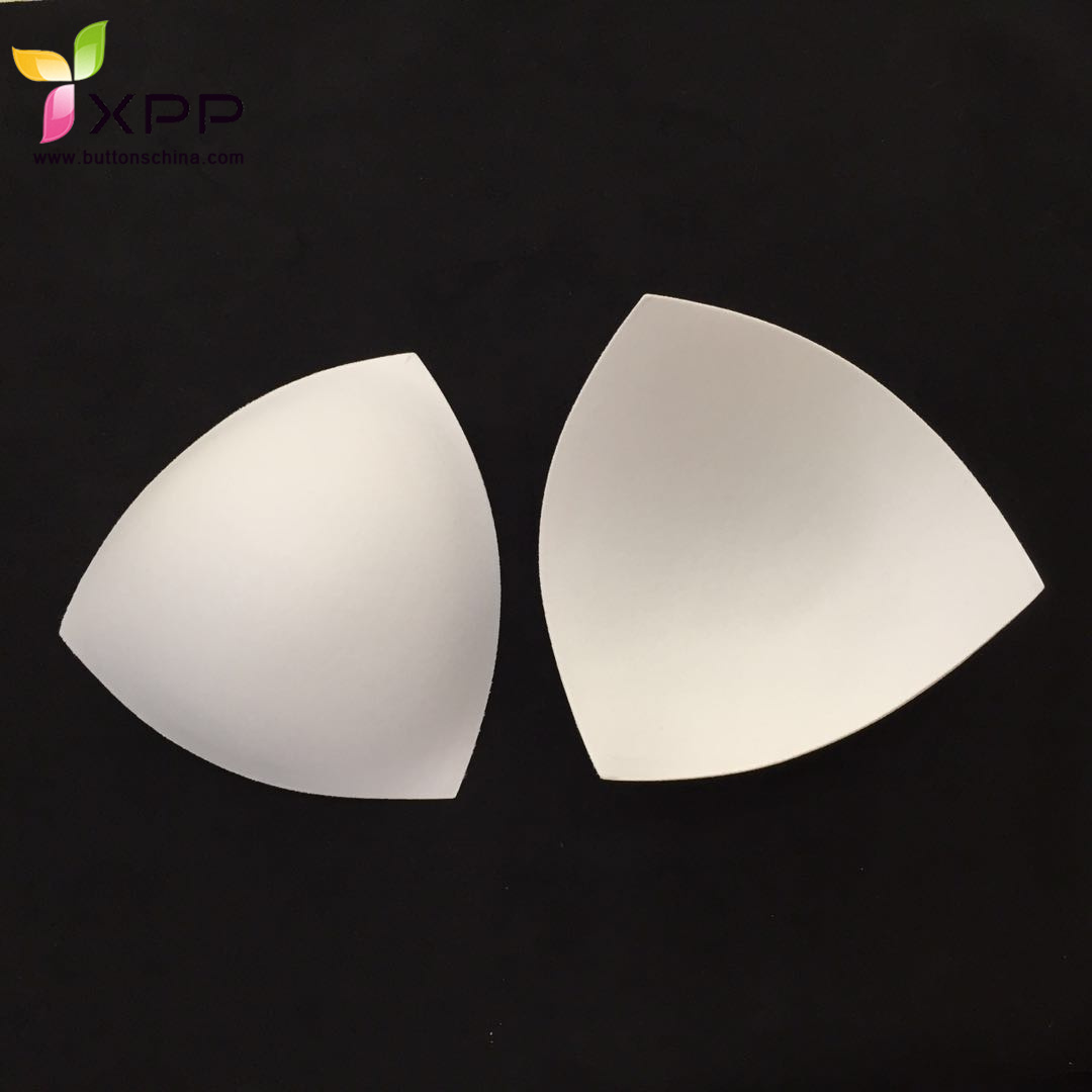 white color triangle spongs bra cup