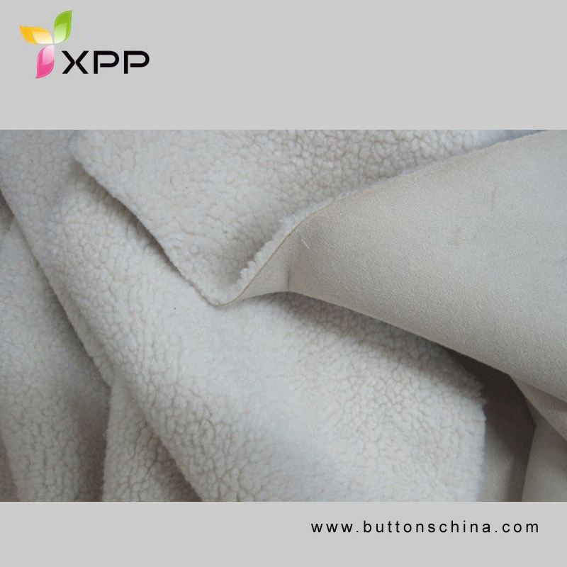 Sherpa Super Soft Polyester combined fabric polyester sherpa fleece fabric sherpa fleece bonding fabric