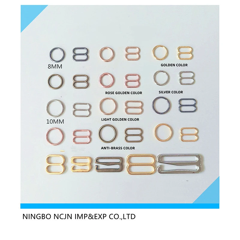 bra adjust alloy buckle alloy bra 8 slidr alloy bra o ring bra ring and slider